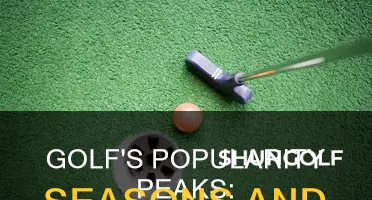 when is golf the most popular