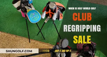 Golf World Golf Club Regripping Sale: Best Timing for Deals