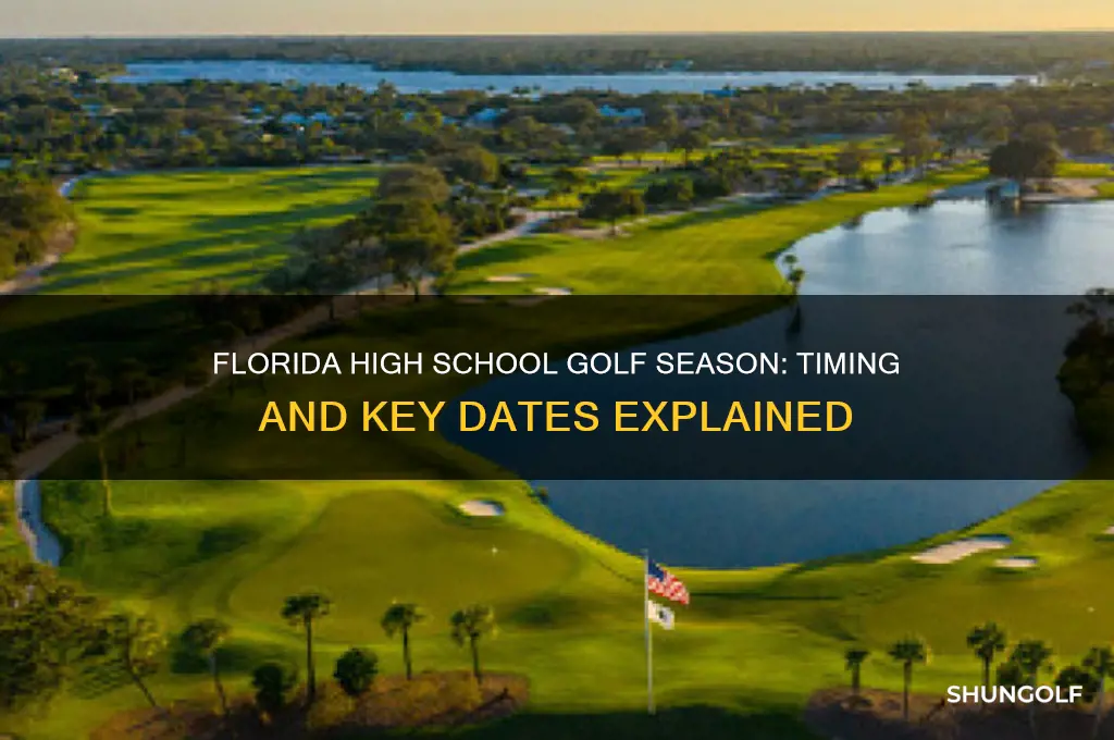 when is high school golf season in florida