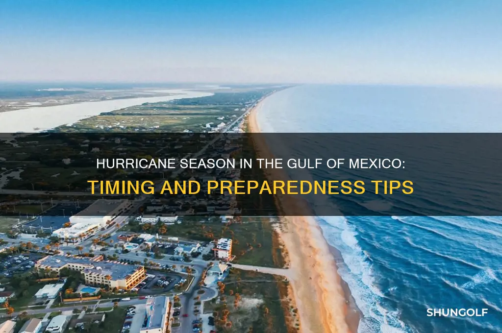 when is huricane season in the golf of mexico