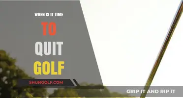 Knowing When to Hang Up Your Golf Clubs for Good