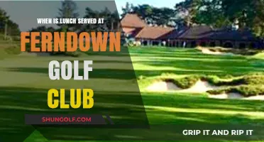 Lunch Service Hours at Ferndown Golf Club: A Complete Guide