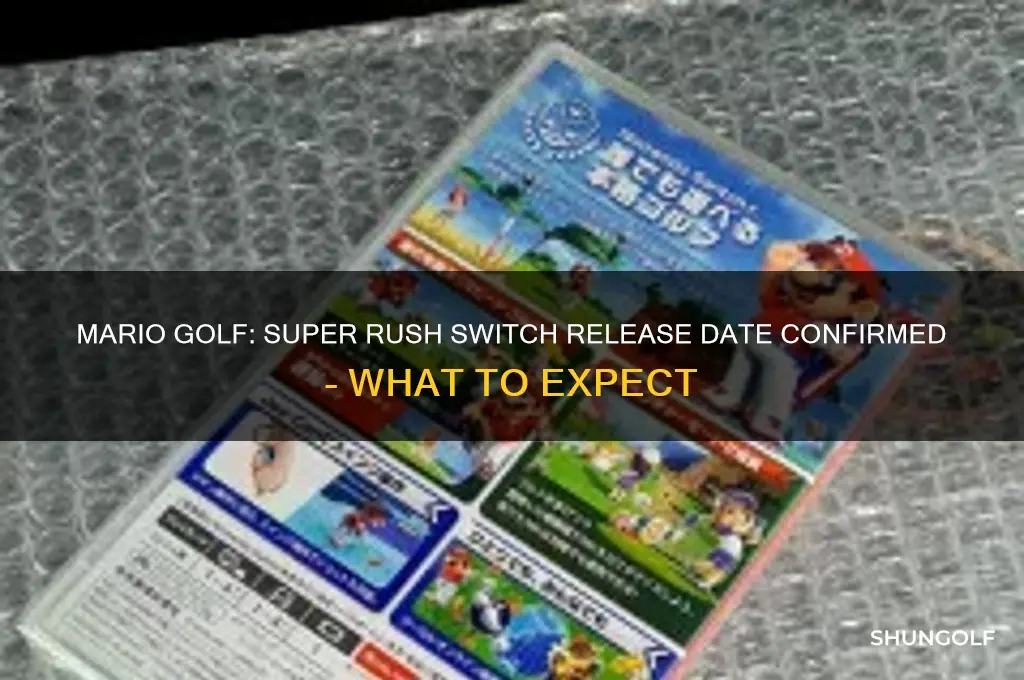 when is mario golf coming to switch