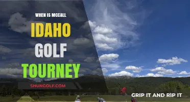 Idaho's McCall Golf Tourney: Dates and Details
