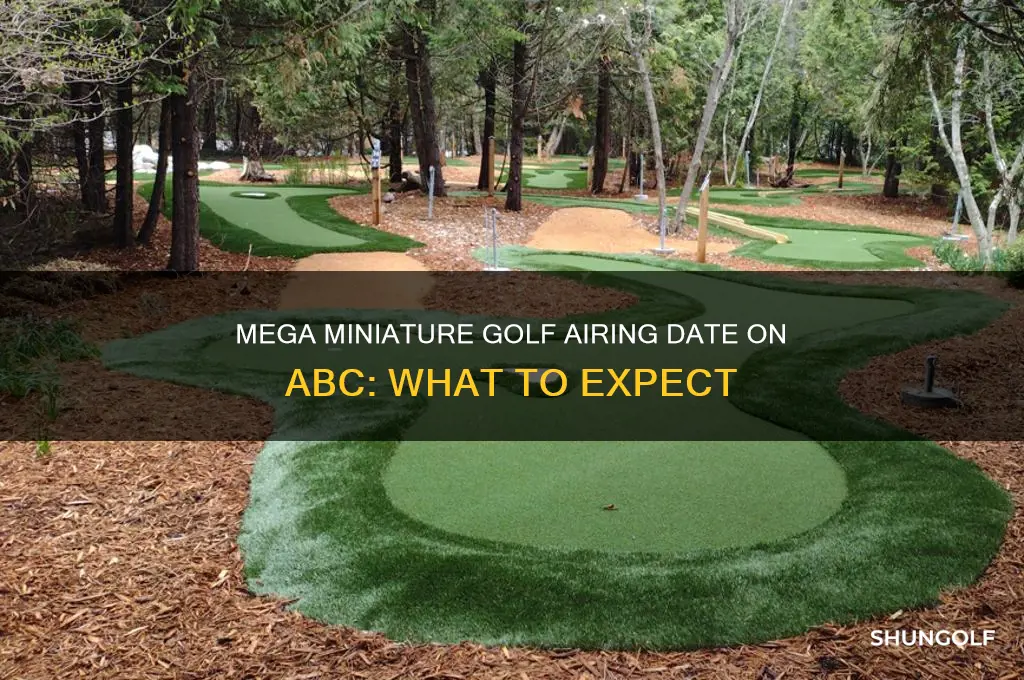 when is mega miniature golf airing on abc