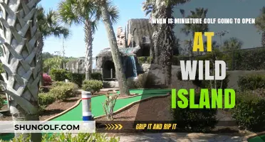 Miniature Golf at Wild Island: Anticipated Opening Date Revealed