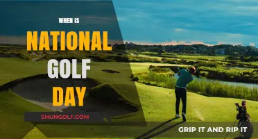 Golfers' Special Day: National Golf Day