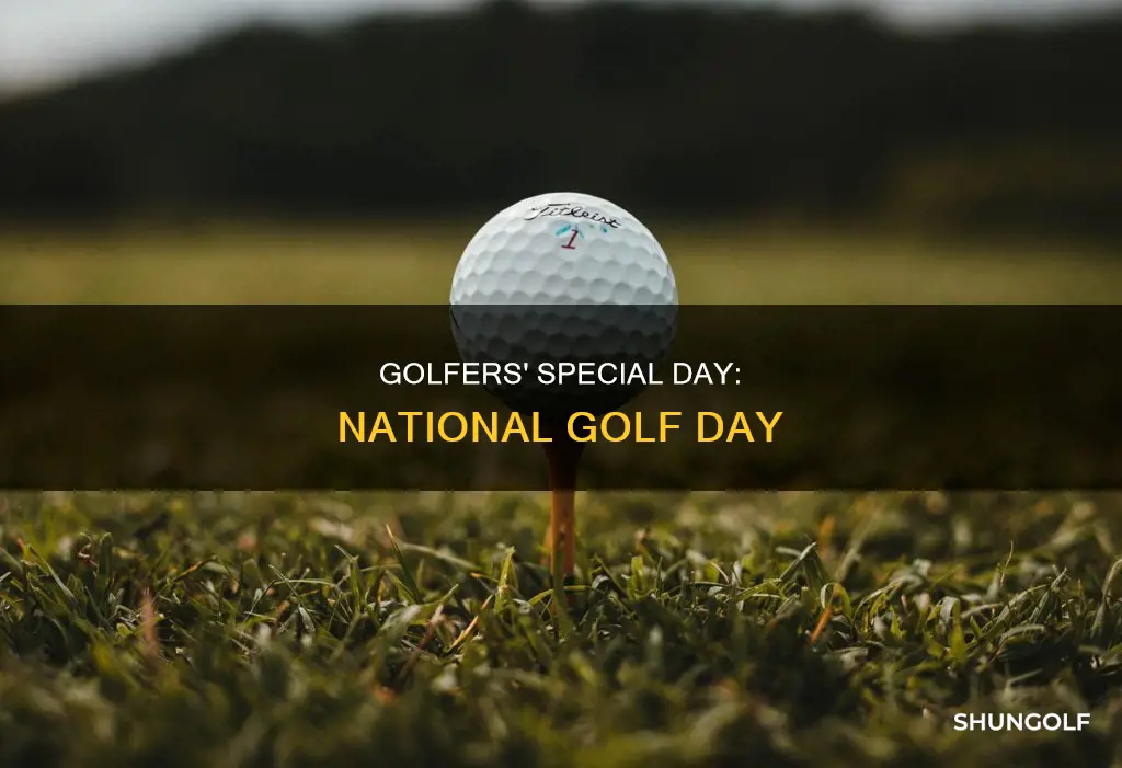 when is national golf day