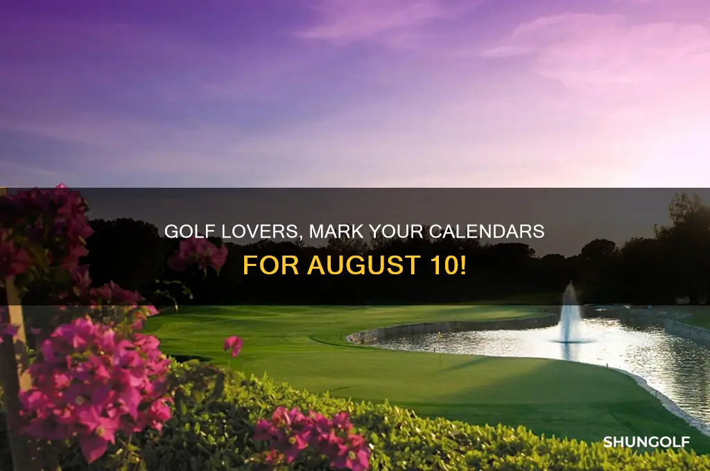 when is national golf lovers day