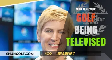 Golf TV Schedule: Olympic Edition
