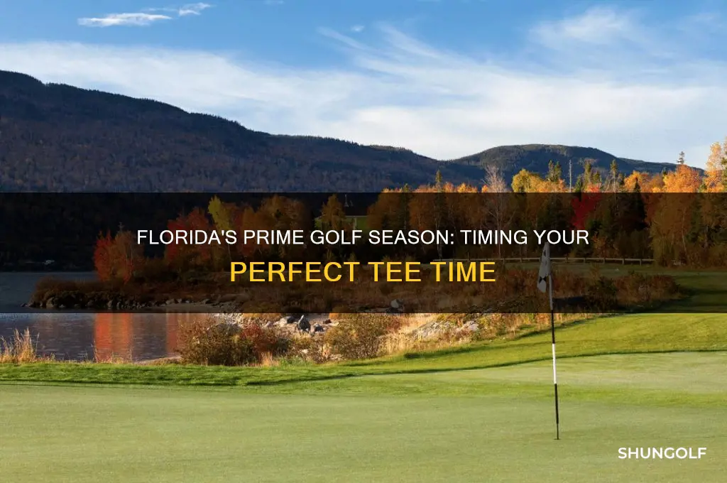 when is peak golf season in florida