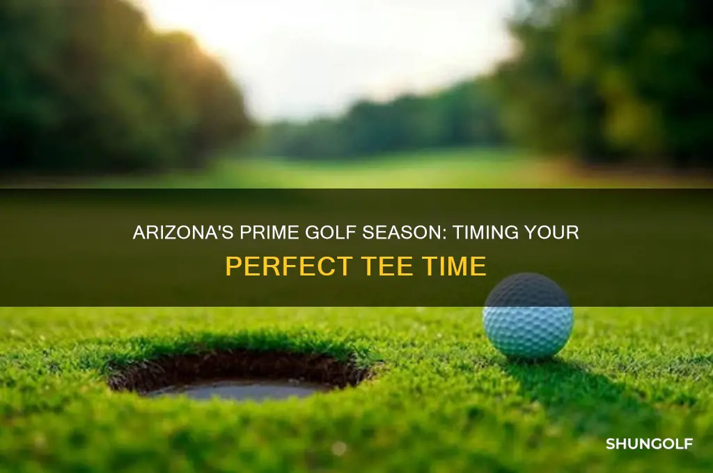 when is prime golf season in arizona