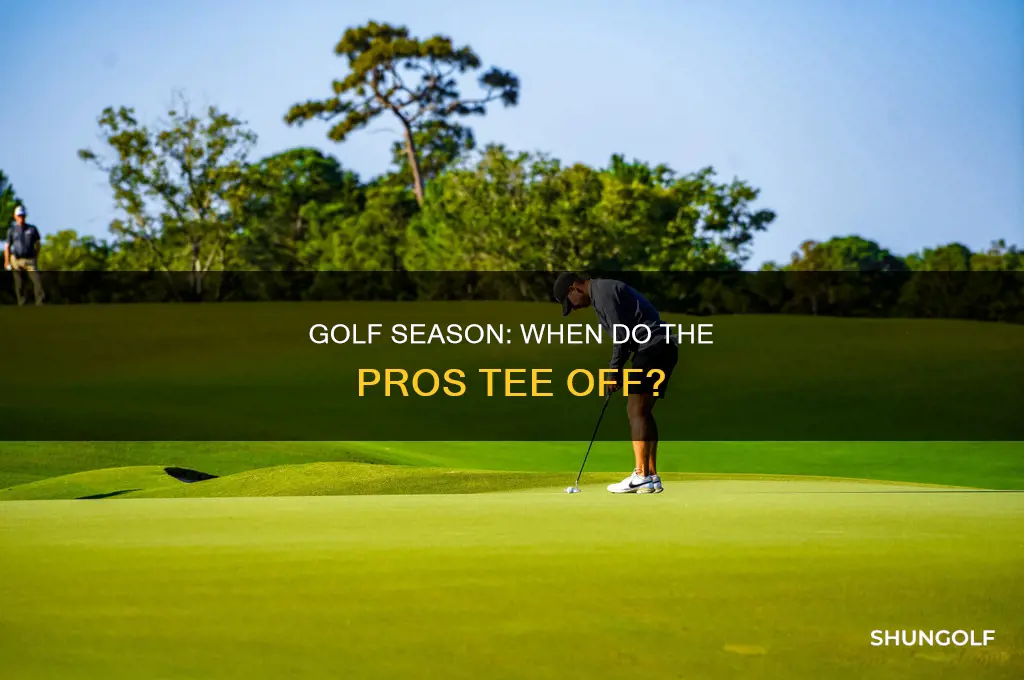 when is pro golf season
