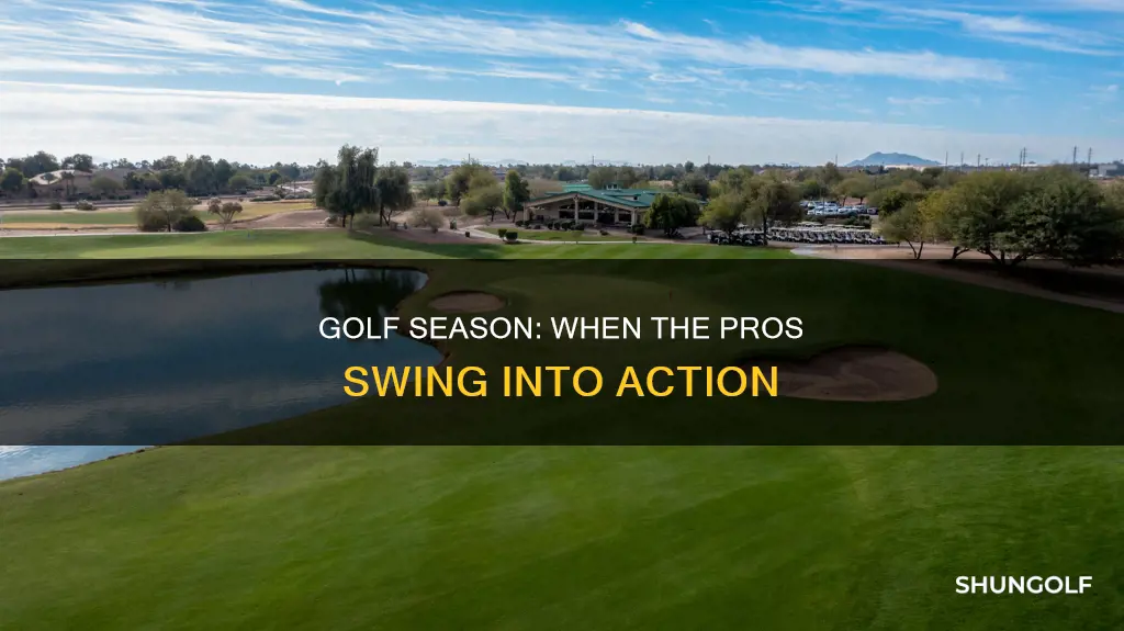 when is professional golf season
