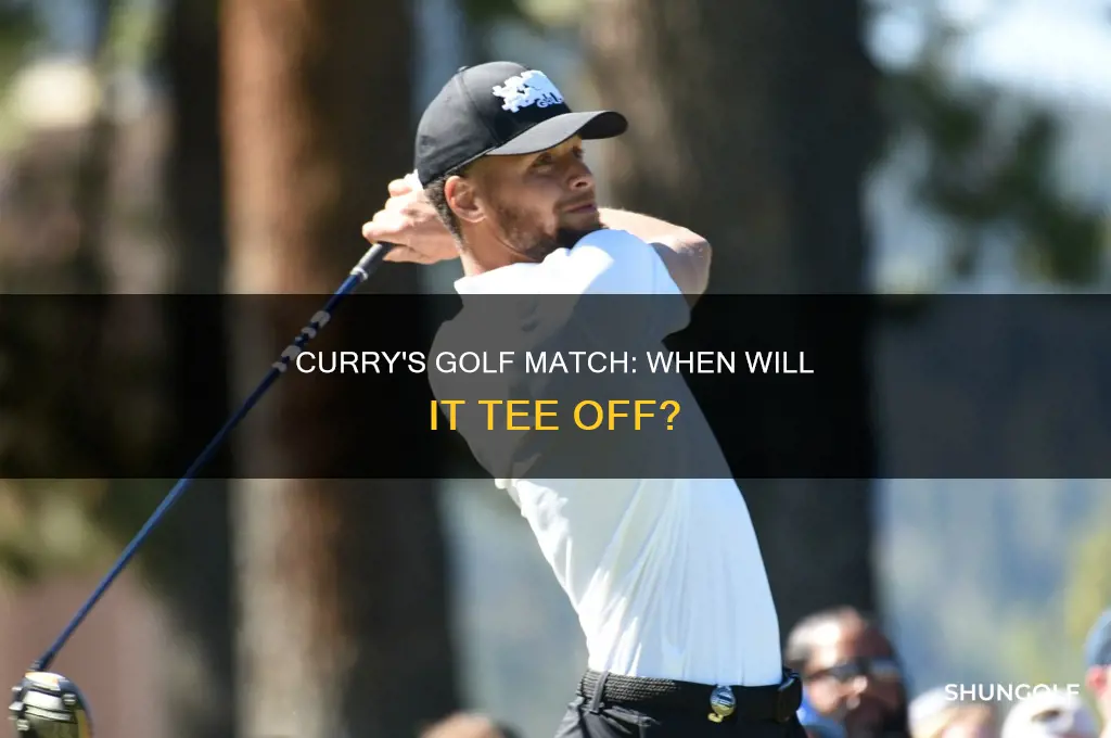 when is steph curry golf match