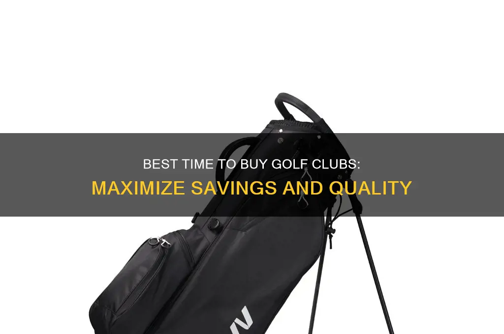 when is the best time to buy golf clubs