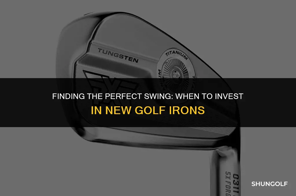 when is the best time to buy golf irons