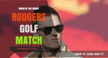 Brady Rodgers Golf Match: Date, Time, and What to Expect