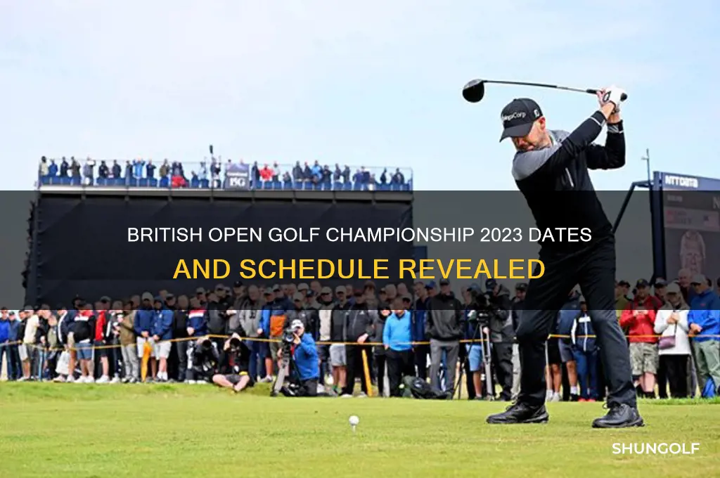 when is the british open in golf