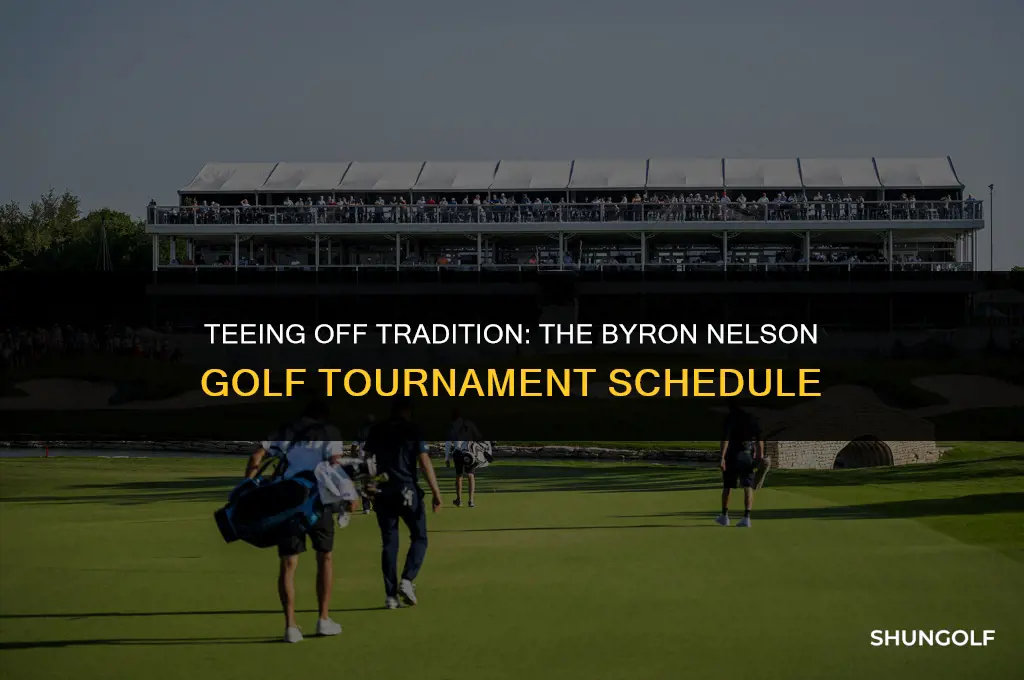 when is the byron nelson golf tournament