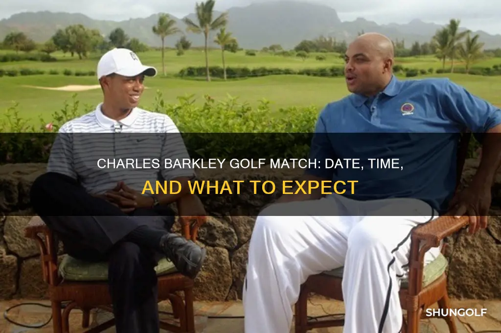 when is the charles barkley golf match