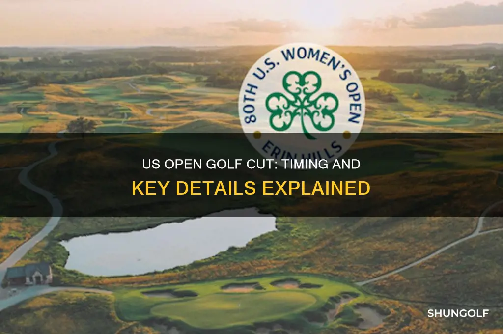 when is the cut for the us open golf