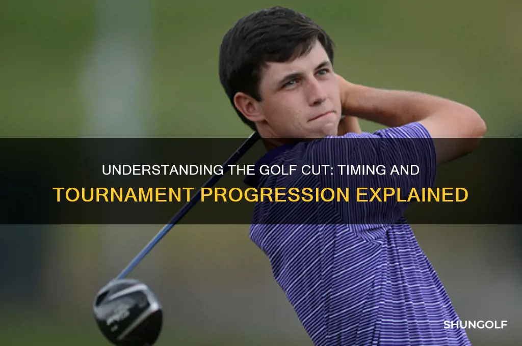 when is the cut made in golf