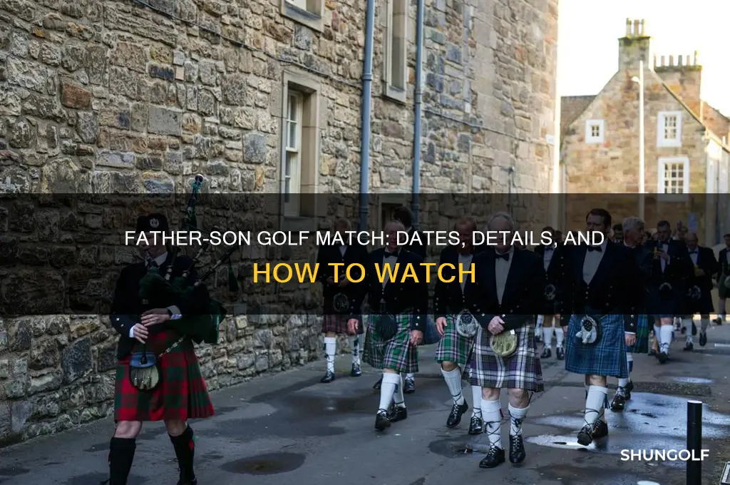 when is the father son golf match