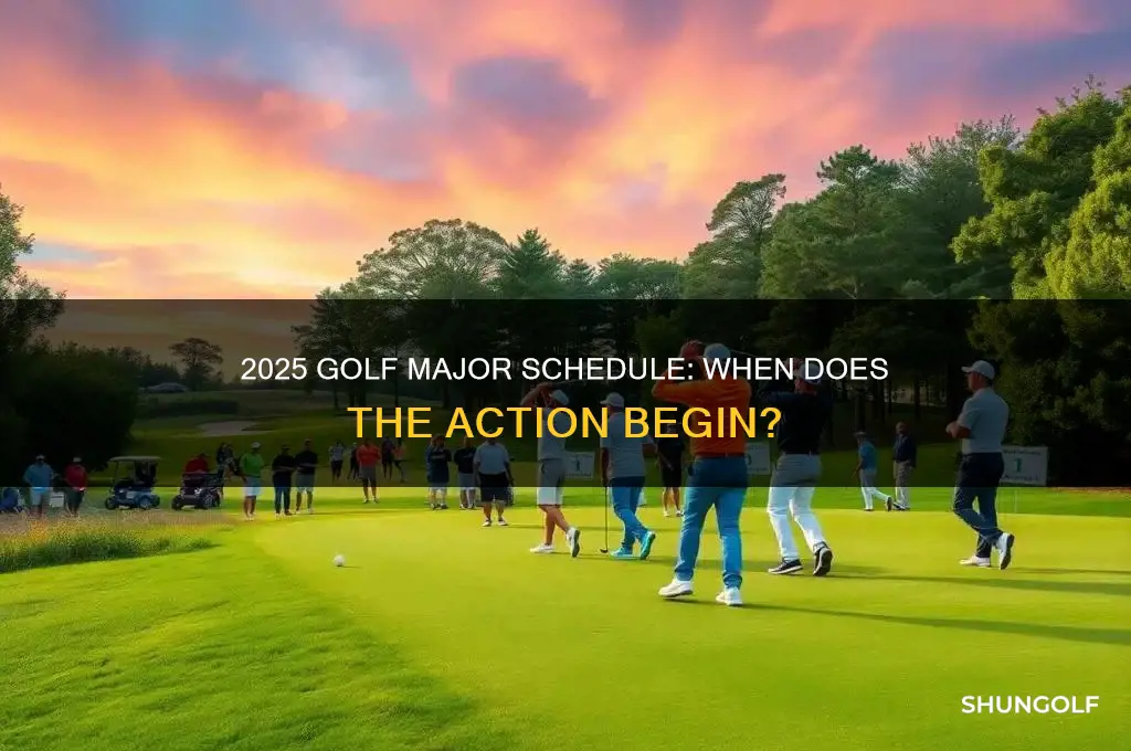when is the first golf major 2025