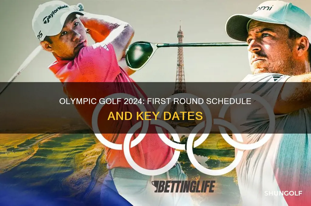when is the first round of olympic golf