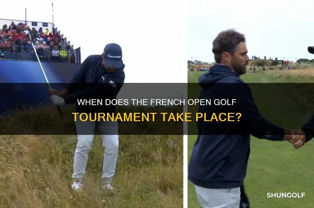 when is the french open golf