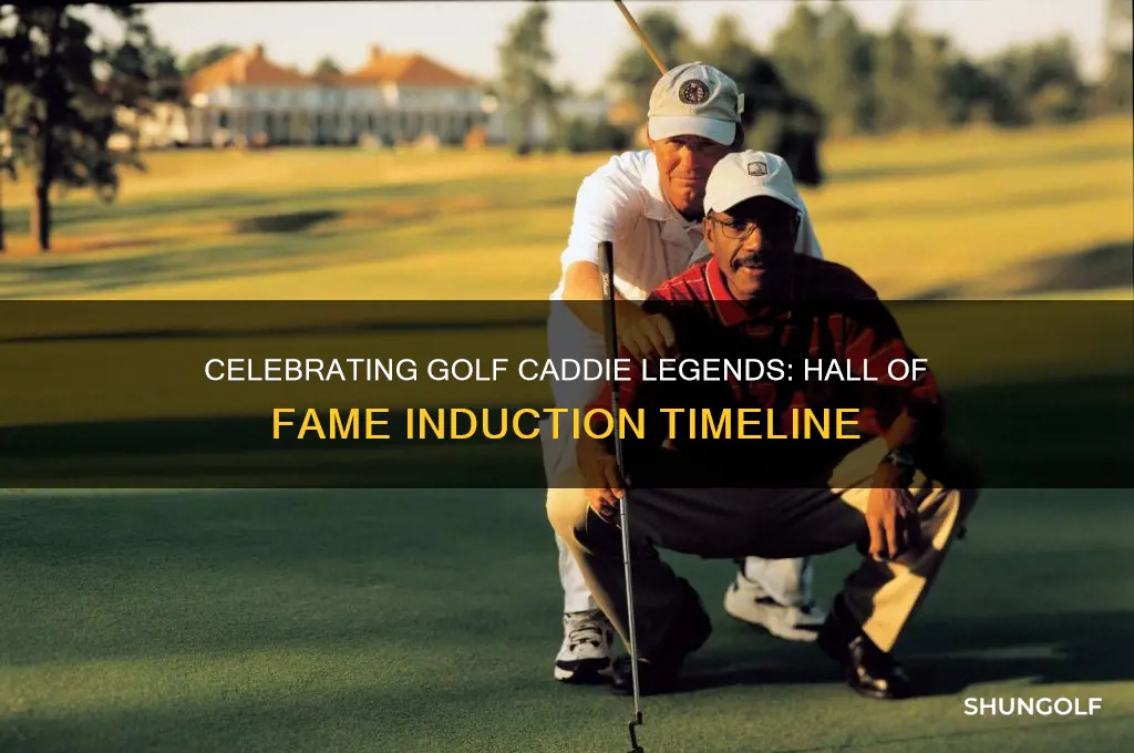 when is the golf caddie hall of fame