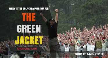 When Does the Green Jacket Golf Championship Take Place?