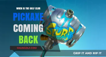 Golf Club Pickaxe Return: When Will It Be Back?