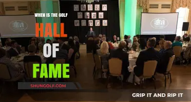 Exploring the Golf Hall of Fame Induction Ceremony Timeline
