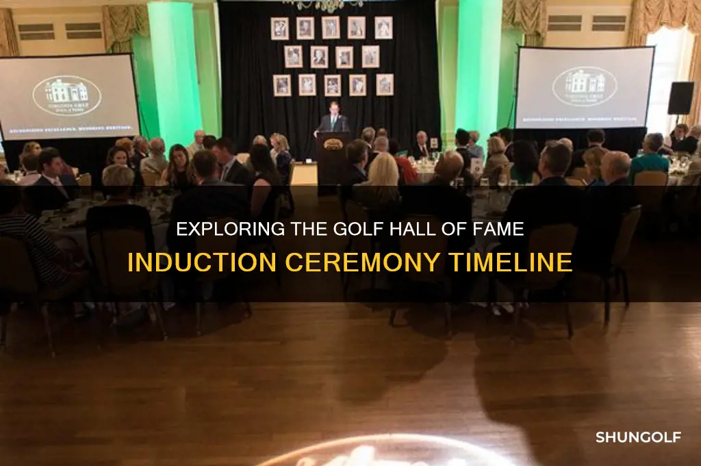 when is the golf hall of fame