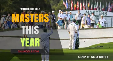 2023 Golf Masters Tournament Dates: Mark Your Calendar for Augusta