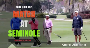 When is the Golf Match at Seminole: Key Dates and Details