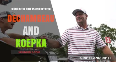 DeChambeau vs. Koepka: Upcoming Golf Match Date Revealed