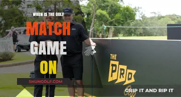 Golf Match Game Schedule: When and Where to Watch Live