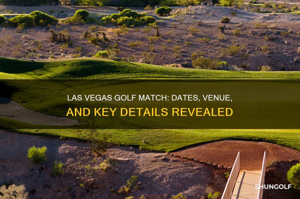 when is the golf match in las vegas