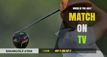 Catch the Golf Match Live: TV Schedule and Broadcast Details