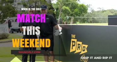Tee Time Alert: Weekend Golf Match Schedule and Details