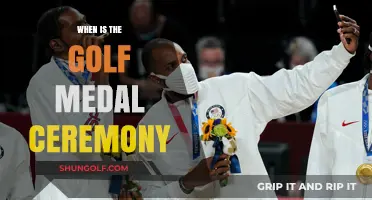 Golf Medal Ceremony: Date and Time Revealed