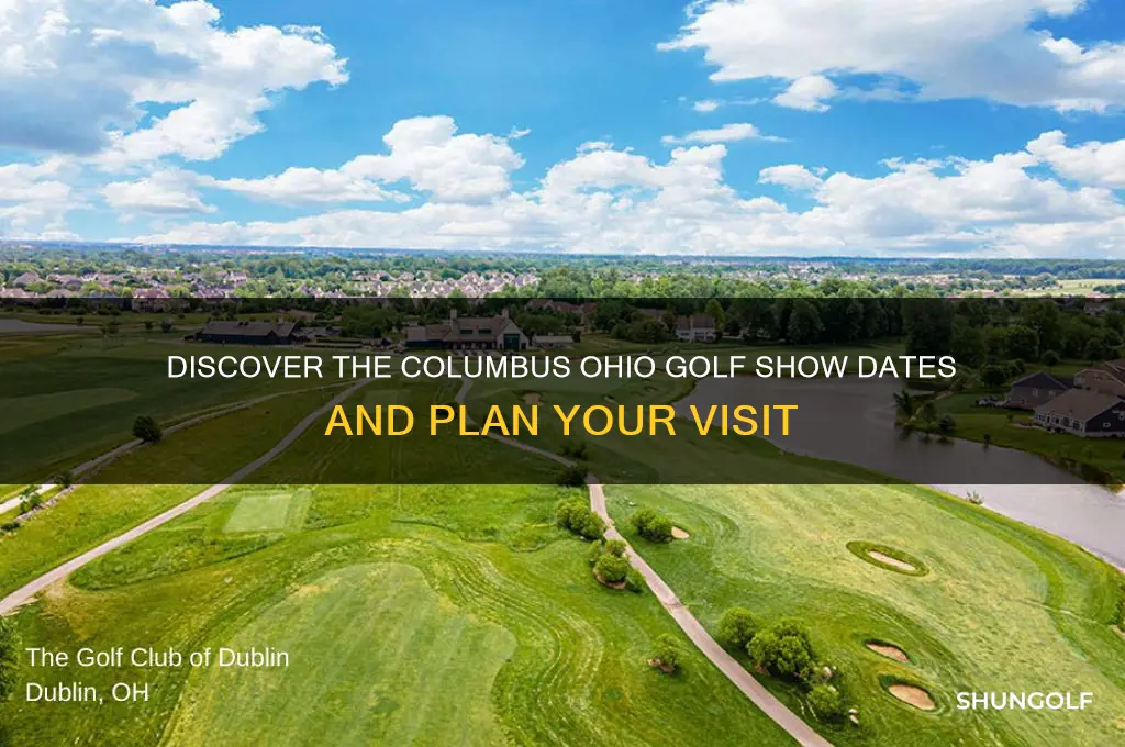 when is the golf show in columbus ohio