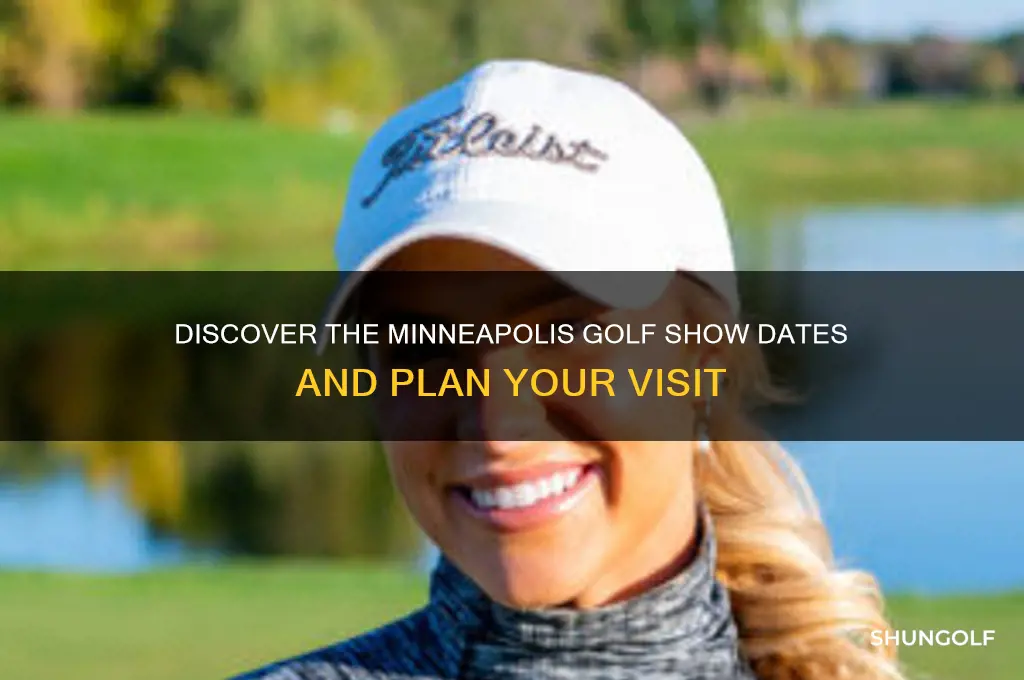 when is the golf show in minneapolis