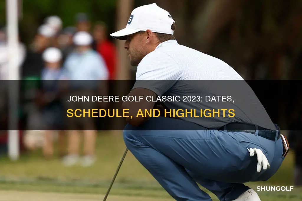 when is the john deere golf classic