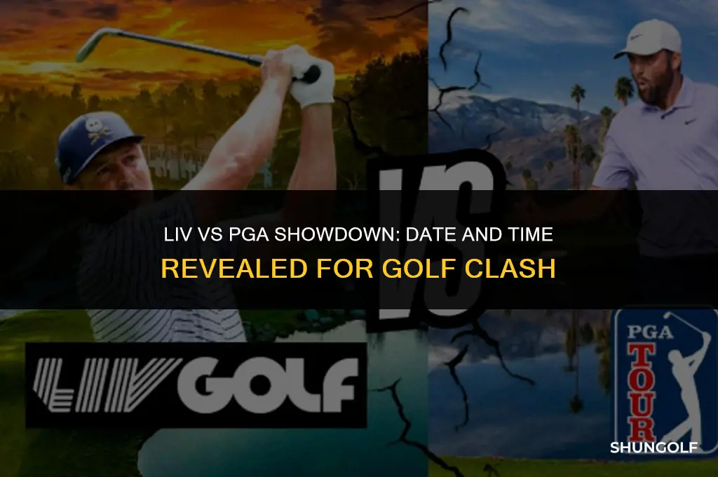 when is the liv vs pga match