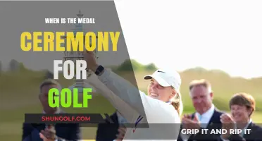 Golf Medal Ceremony Schedule: When and Where to Watch