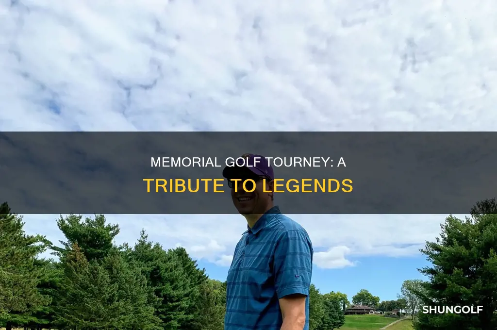 when is the memorial golf tourney